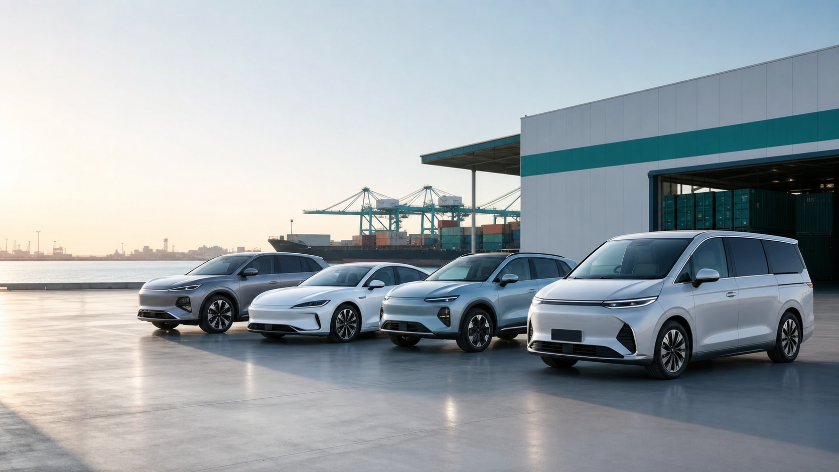 New energy vehicles prepared for international export